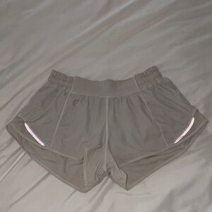 Lululemon Athletica white hotty hot  Athletic Shorts